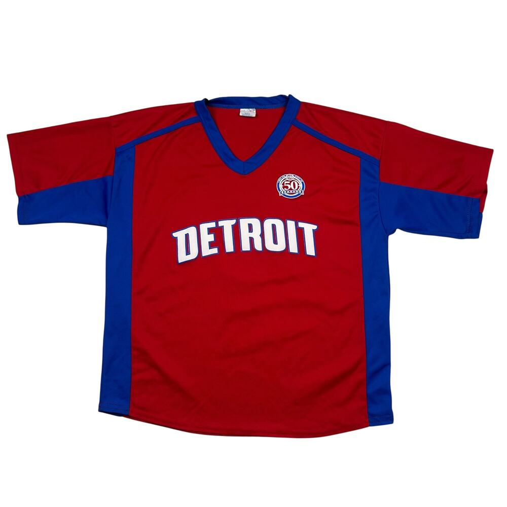 2007 Detroit Pistons Chauncey Billups #1 50th Anniversary Giveaway Jersey L